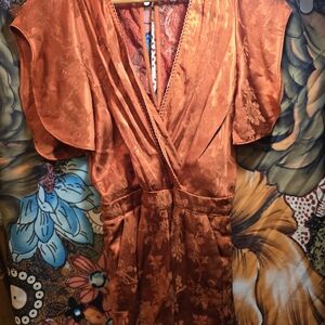 NAF NAF Orange Floral Robe